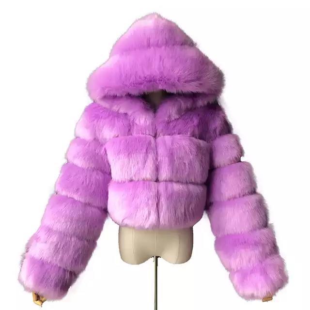 Manteau Aurora en Fourrure en 14 couleurs