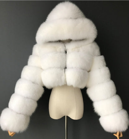 Manteau Aurora en Fourrure en 14 couleurs