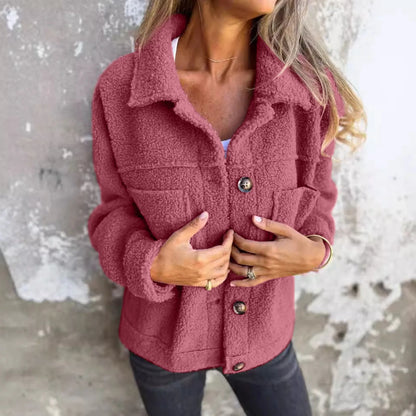 Veste CozyLux à Col Revers