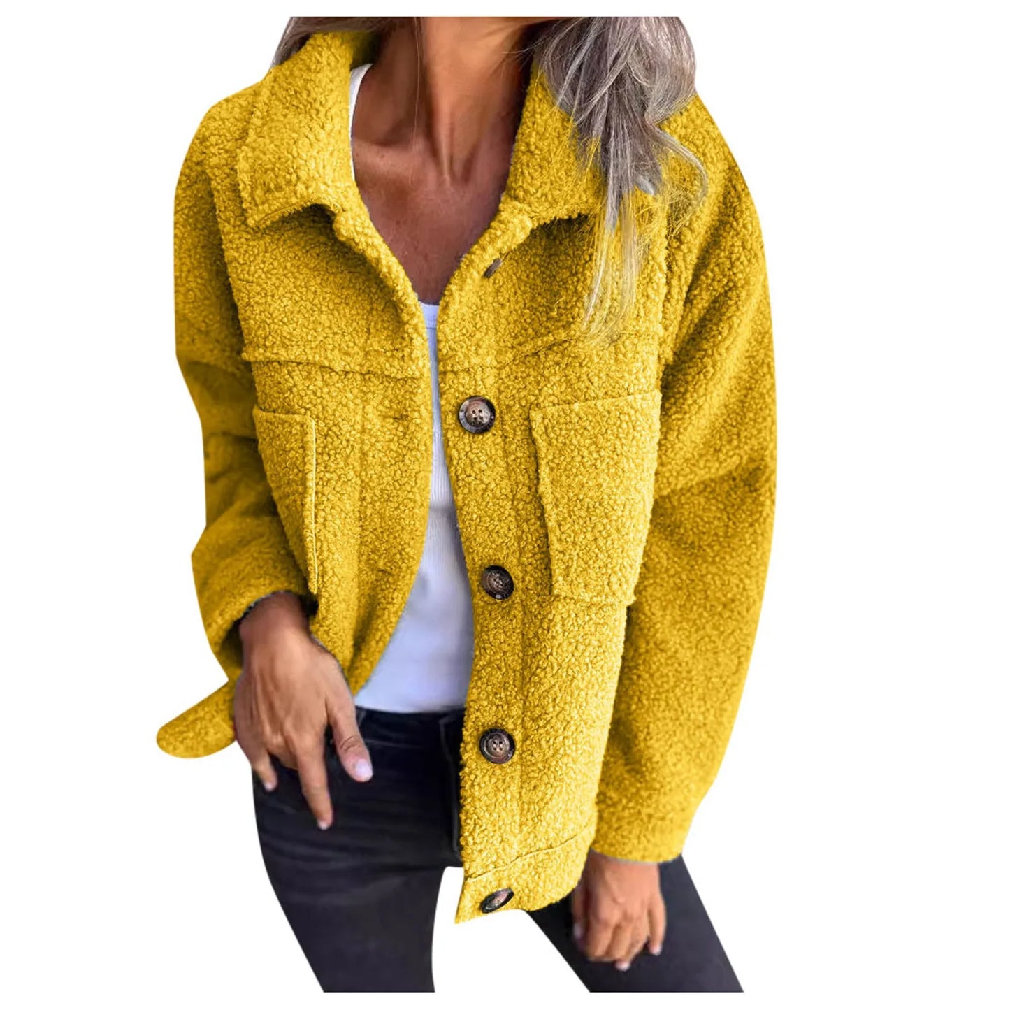 Veste CozyLux à Col Revers