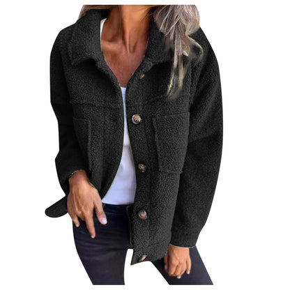 Veste CozyLux à Col Revers