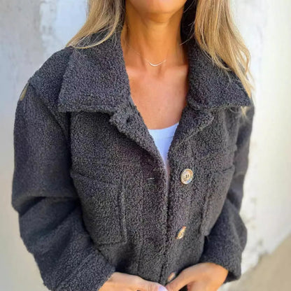 Veste CozyLux à Col Revers