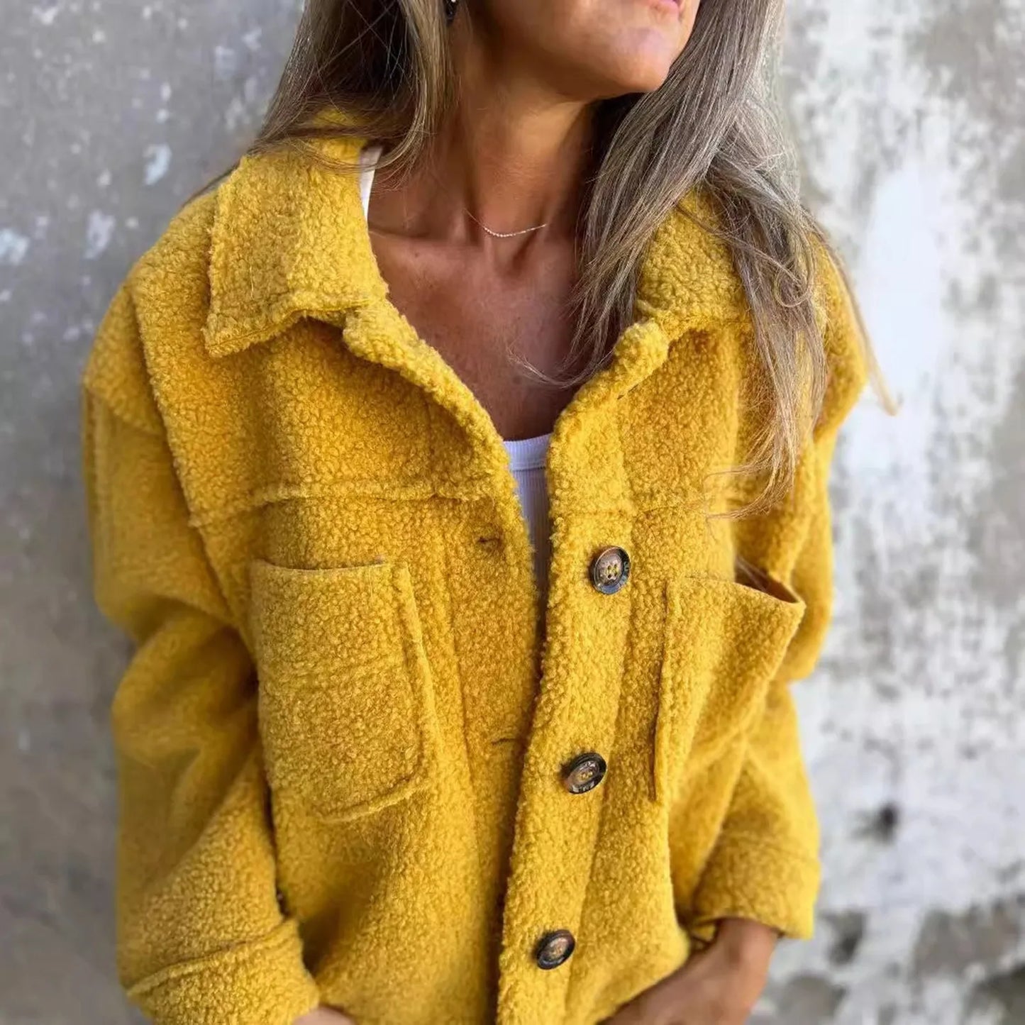 Veste CozyLux à Col Revers