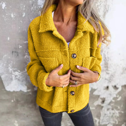 Veste CozyLux à Col Revers