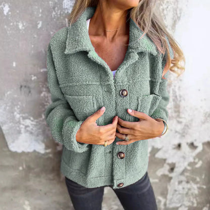 Veste CozyLux à Col Revers