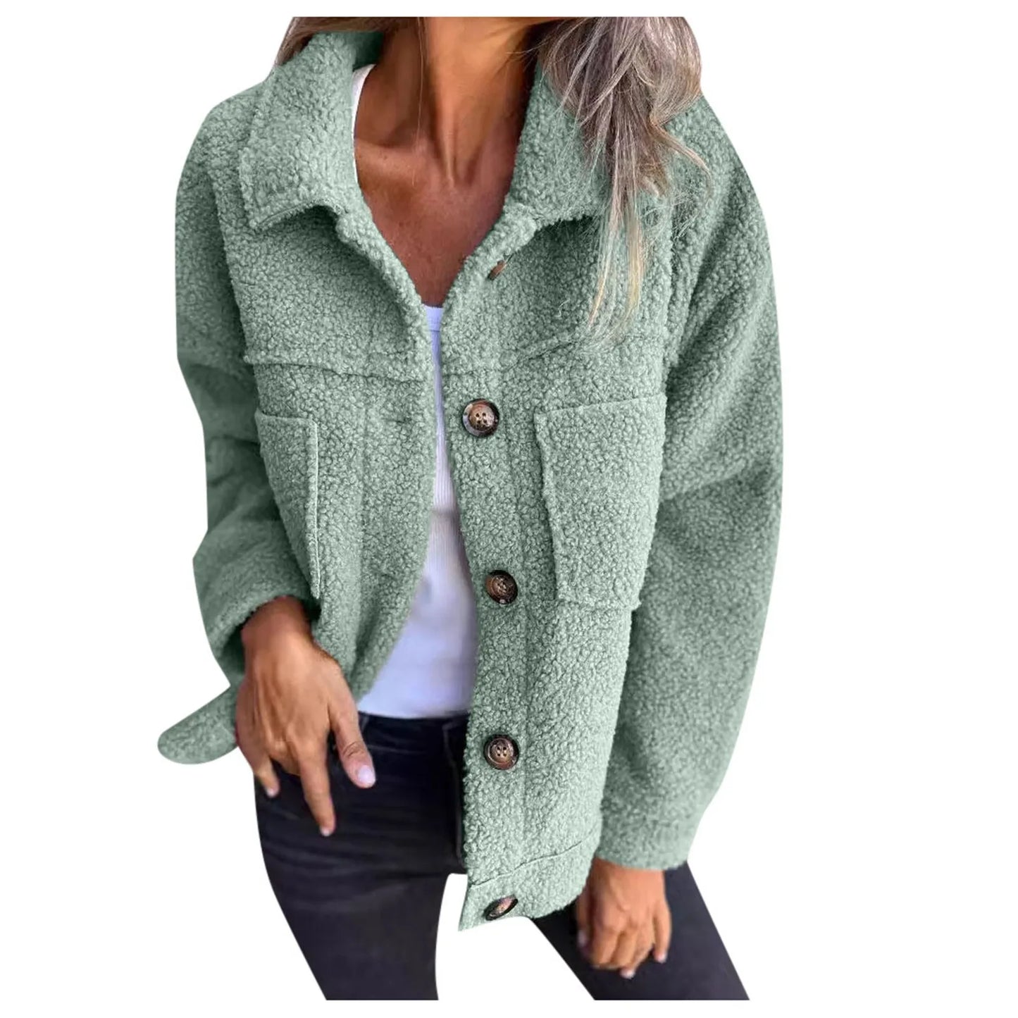 Veste CozyLux à Col Revers