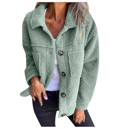 Veste CozyLux à Col Revers