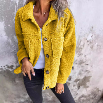 Veste CozyLux à Col Revers